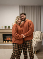 طقم شتوي قطني ميلتون – تصميم Couple Matching