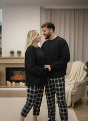 طقم شتوي قطني ميلتون – تصميم Couple Matching