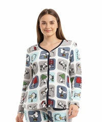 بيچامة نسائي قطيفة مضلع مستورد – بيچامة سـنـوبـي مربعات