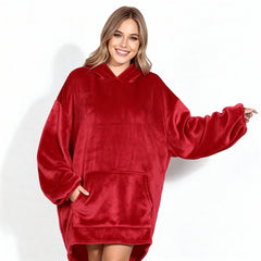 هودي شتوي بولار وشين مستورد سادة – Plush Polar Winter Hoodie