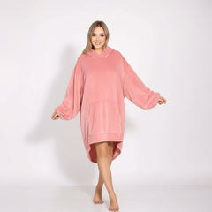 هودي شتوي بولار وشين مستورد سادة – Plush Polar Winter Hoodie